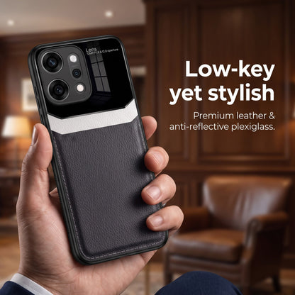 Oppo Reno 14 Pro 5G Premium Leather Lens Protective Case