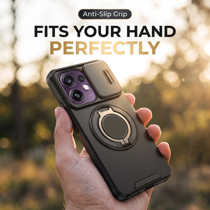 Oppo Reno 16 5G Luxury Magnetic Ring Stand Armor Case