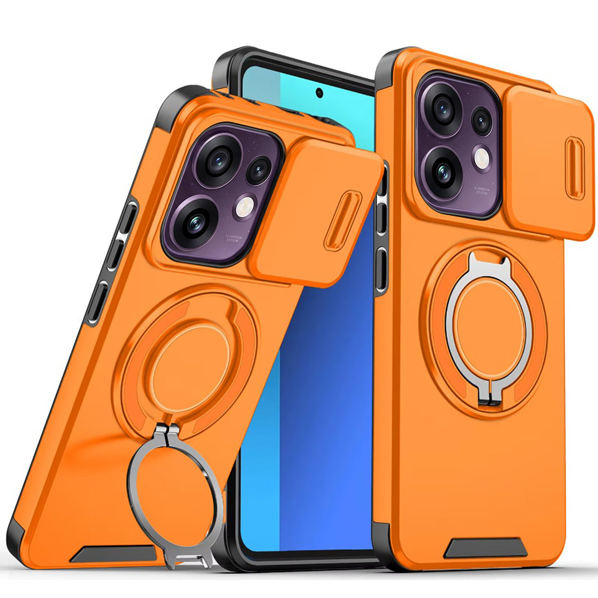 Oppo Reno 16 5G Luxury Magnetic Ring Stand Armor Case