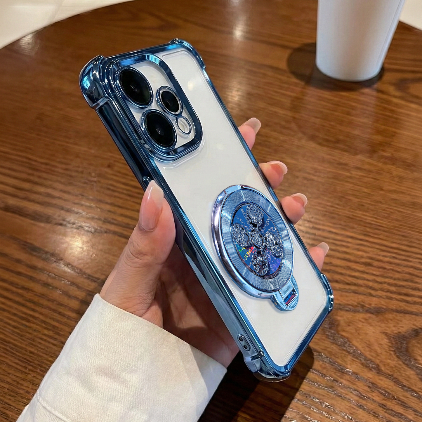 Oppo Reno 15 5G Reflective Fidget Rotating Airbag Case