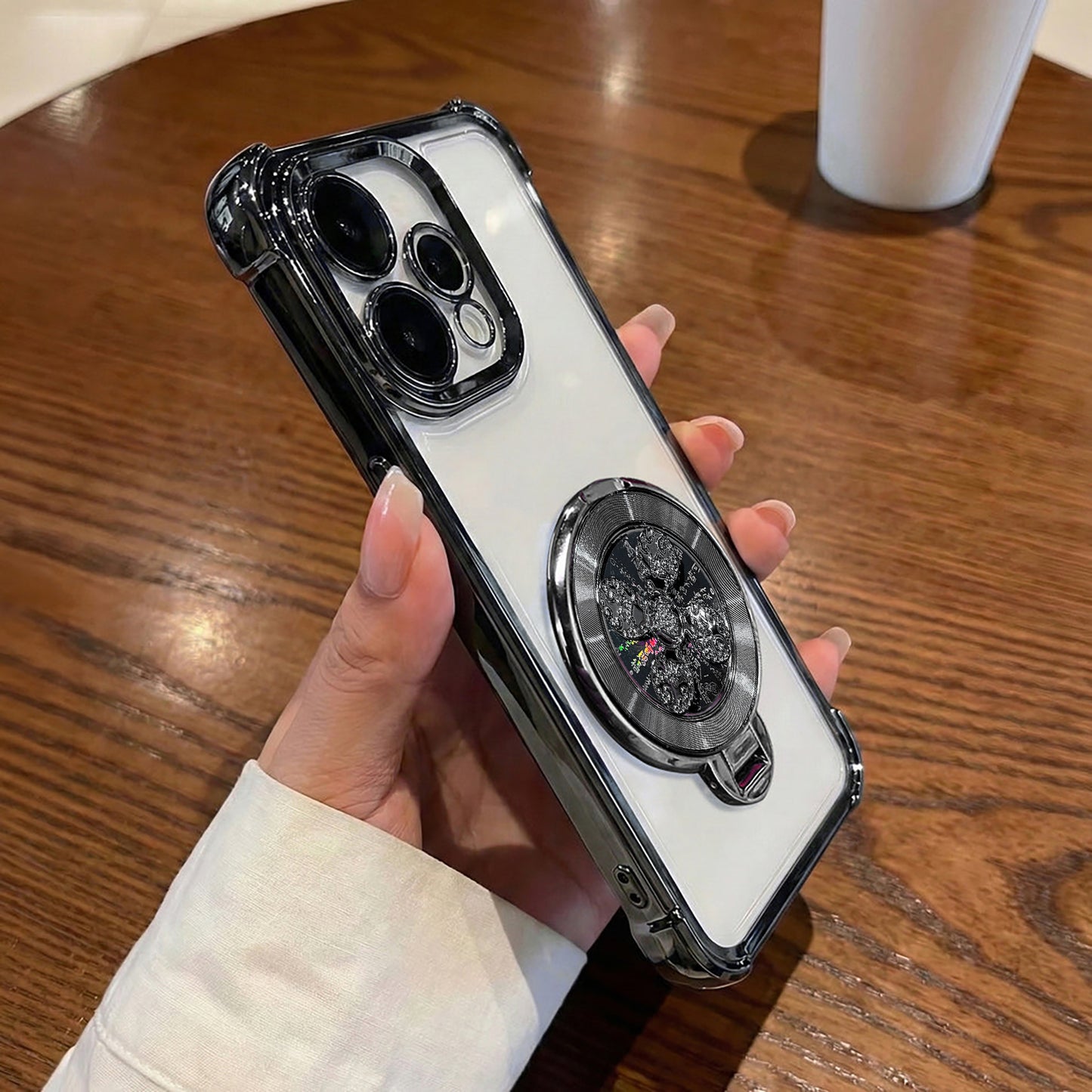 Oppo Reno 15 5G Reflective Fidget Rotating Airbag Case