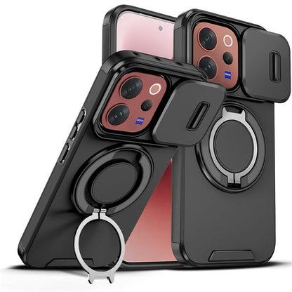 Vivo V70 5G Luxury Magnetic Ring Stand Armor Case