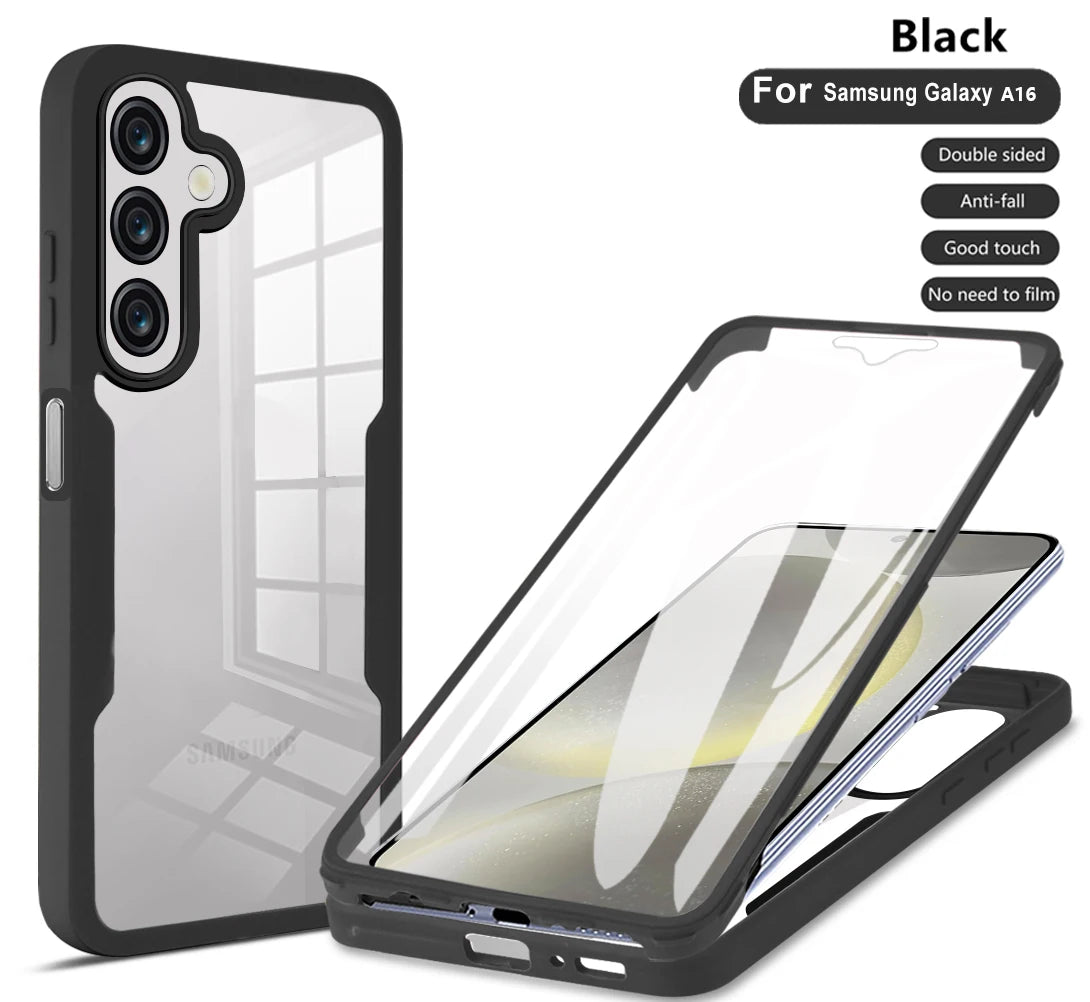 360 Full Body Case For Samsung Galaxy A12 A22 A32 A52 A72 A13 A23 A33 A53 A73 A14 A24 A34 A54 A15 A25 A35 A55 A16 A26 A36 A56 5G