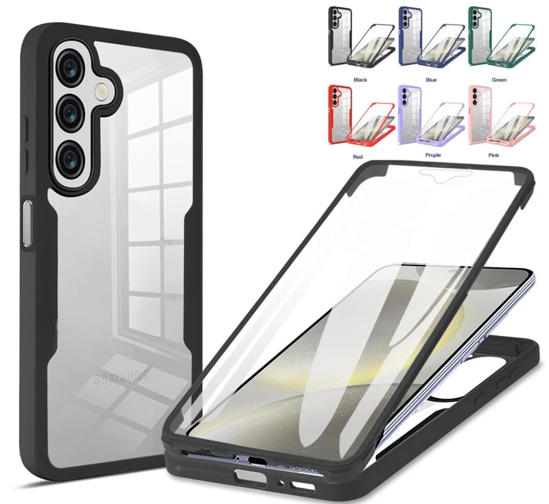 360 Full Body Case For Samsung Galaxy A12 A22 A32 A52 A72 A13 A23 A33 A53 A73 A14 A24 A34 A54 A15 A25 A35 A55 A16 A26 A36 A56 5G