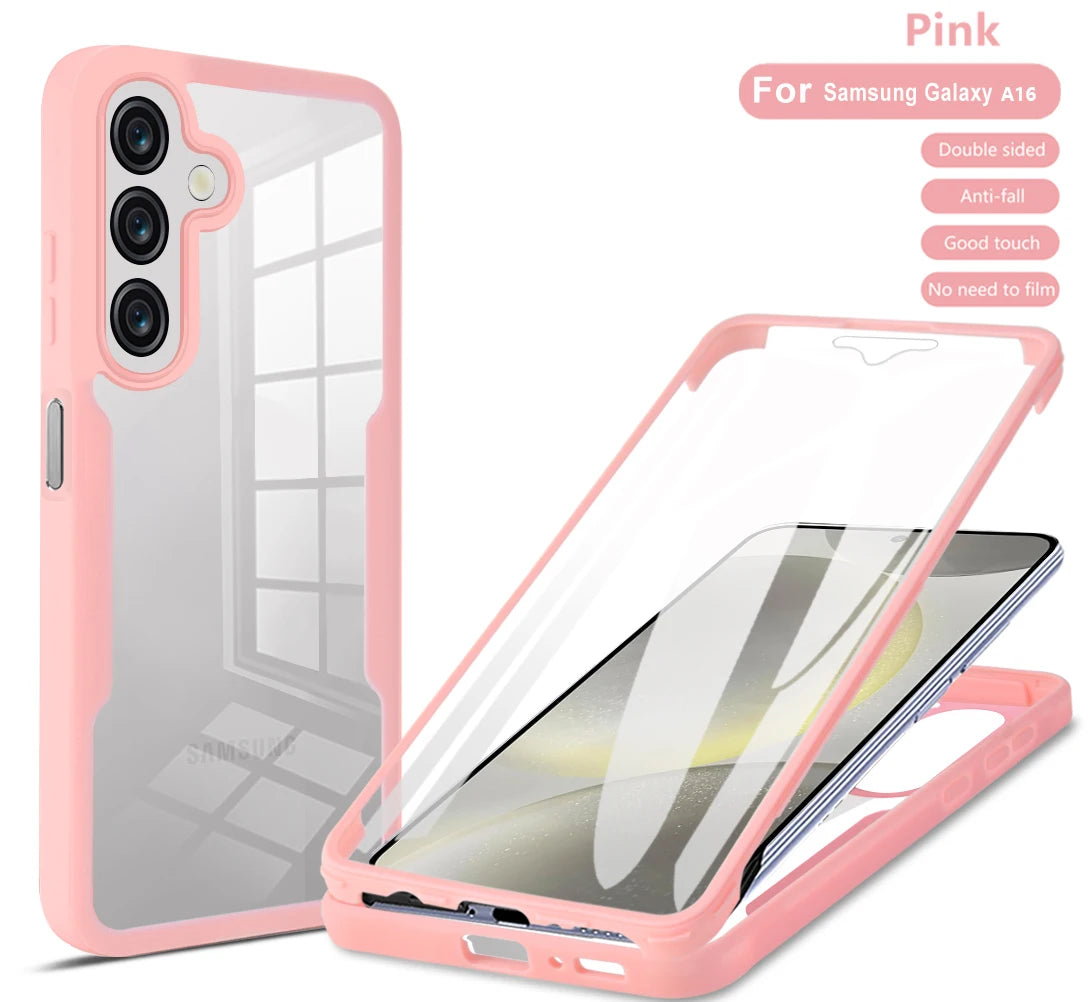 360 Full Body Case For Samsung Galaxy A12 A22 A32 A52 A72 A13 A23 A33 A53 A73 A14 A24 A34 A54 A15 A25 A35 A55 A16 A26 A36 A56 5G