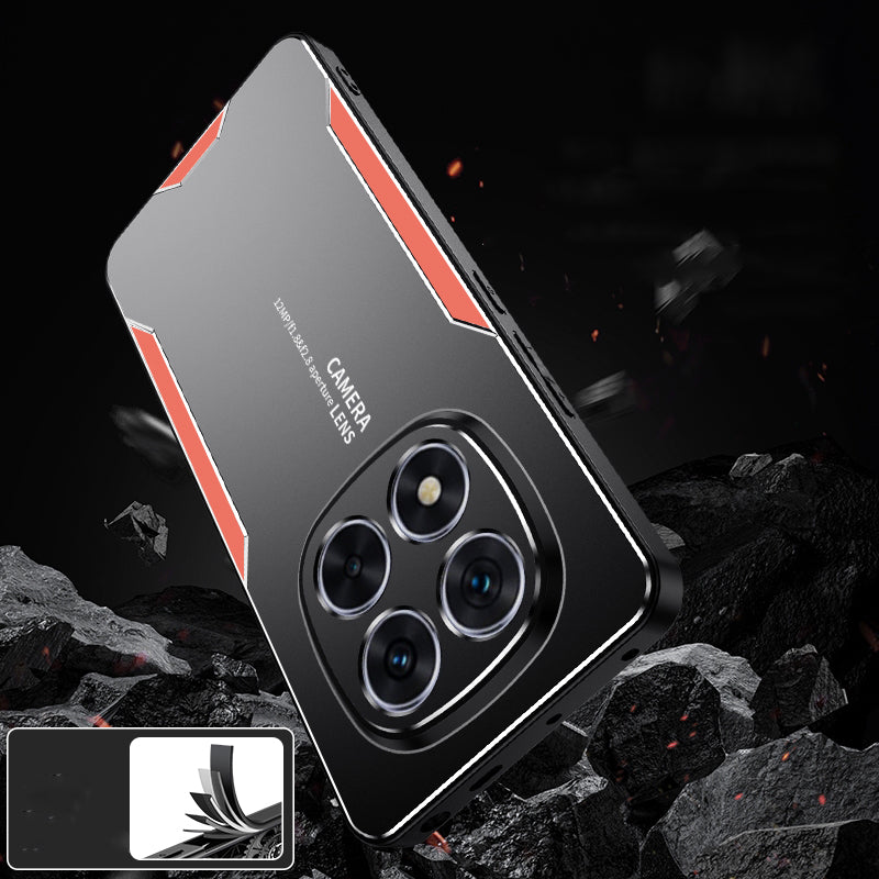 Redmi Note 14 Pro+ 5G Luxury Aluminum Metal Frame Protective Back Case