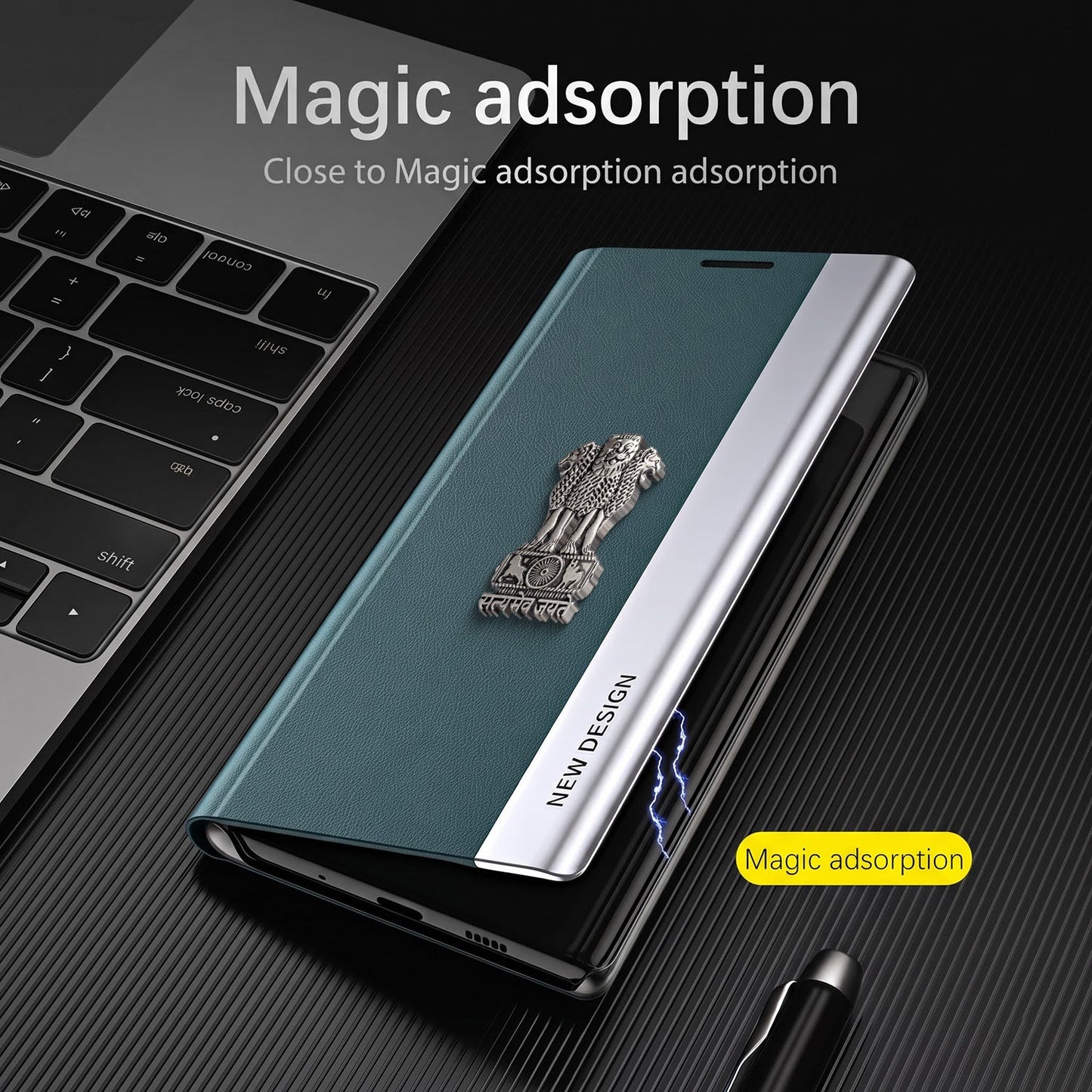 Vivo Y400 Pro 5G Satyamev Jayate Flip Leather Case