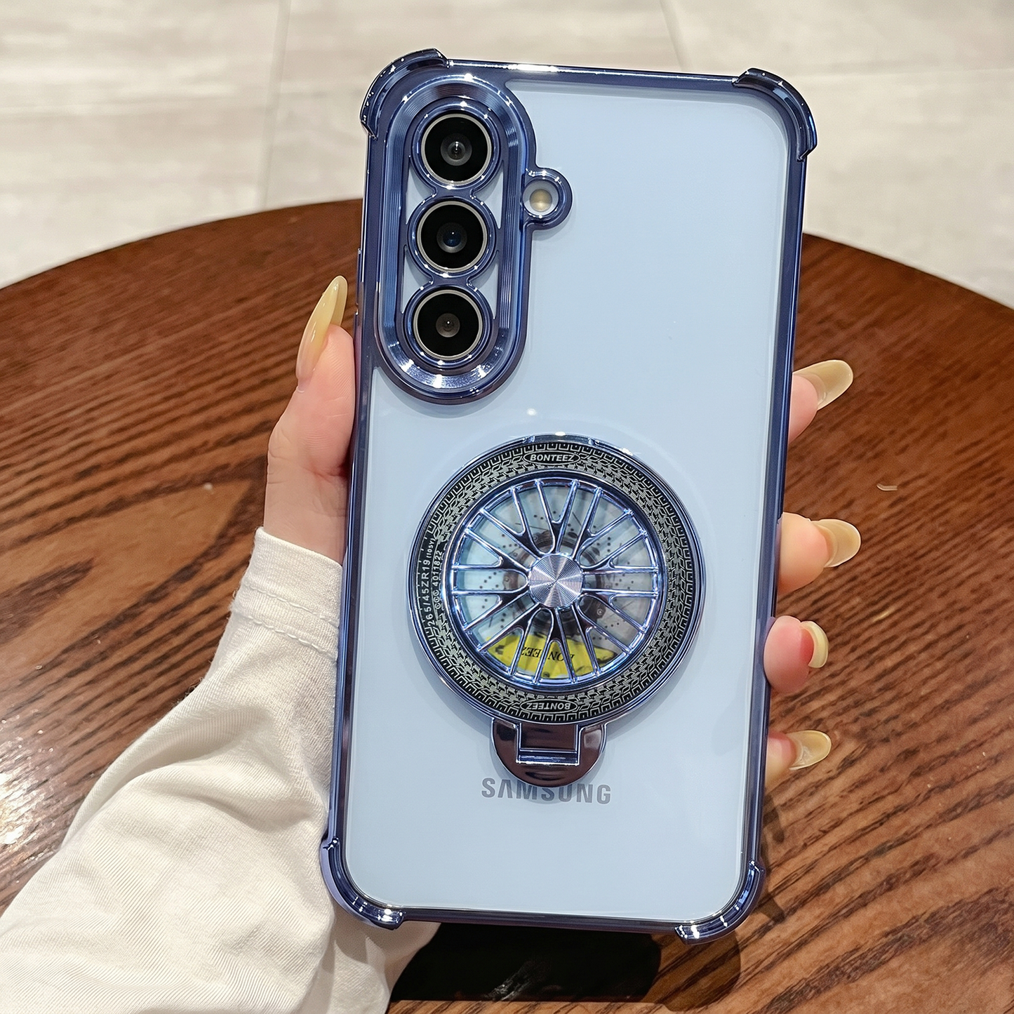 Samsung Galaxy A36 5G Premium Stress Buster Wheel Rotating Shockproof Airbags Case (Buy 1 Get 1 Surprise Cover)