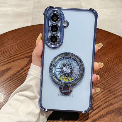 Samsung Galaxy A36 5G Premium Stress Buster Wheel Rotating Shockproof Airbags Case (Buy 1 Get 1 Surprise Cover)