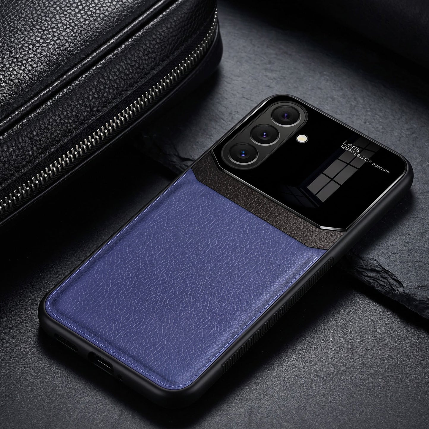 Samsung Galaxy A57 5G Premium Leather Lens Protective Case