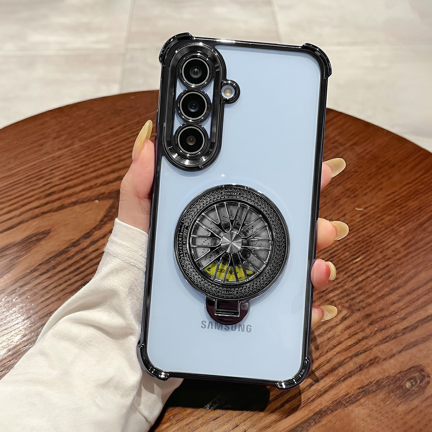 Samsung Galaxy A36 5G Premium Stress Buster Wheel Rotating Shockproof Airbags Case (Buy 1 Get 1 Surprise Cover)