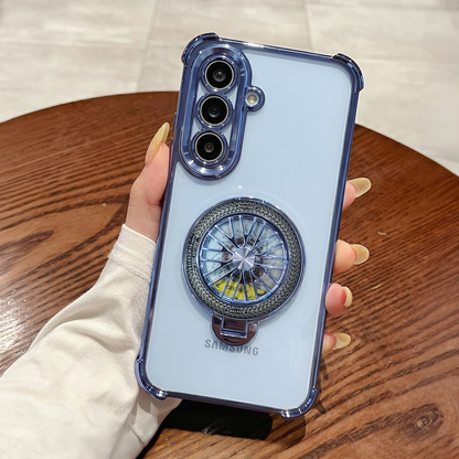 Samsung Galaxy A36 5G Premium Stress Buster Wheel Rotating Shockproof Airbags Case (Buy 1 Get 1 Surprise Cover)