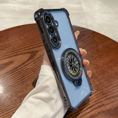 Samsung Galaxy A36 5G Premium Stress Buster Wheel Rotating Shockproof Airbags Case (Buy 1 Get 1 Surprise Cover)