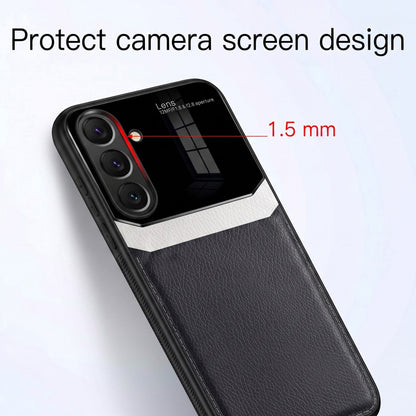 Samsung Galaxy A57 5G Premium Leather Lens Protective Case