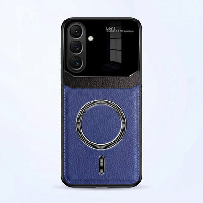 Samsung Galaxy A37 5G Premium Magsafe Magnetic Leather Lens Protective Case