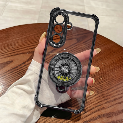 Samsung Galaxy A36 5G Premium Stress Buster Wheel Rotating Shockproof Airbags Case (Buy 1 Get 1 Surprise Cover)