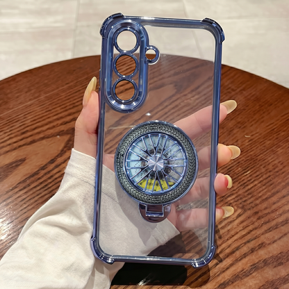 Samsung Galaxy A36 5G Premium Stress Buster Wheel Rotating Shockproof Airbags Case (Buy 1 Get 1 Surprise Cover)