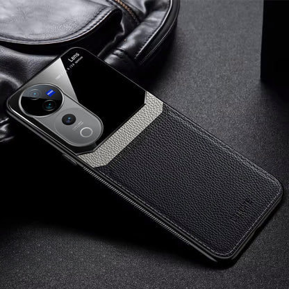 Vivo T3 Ultra 5G Premium Leather Lens Protective Case