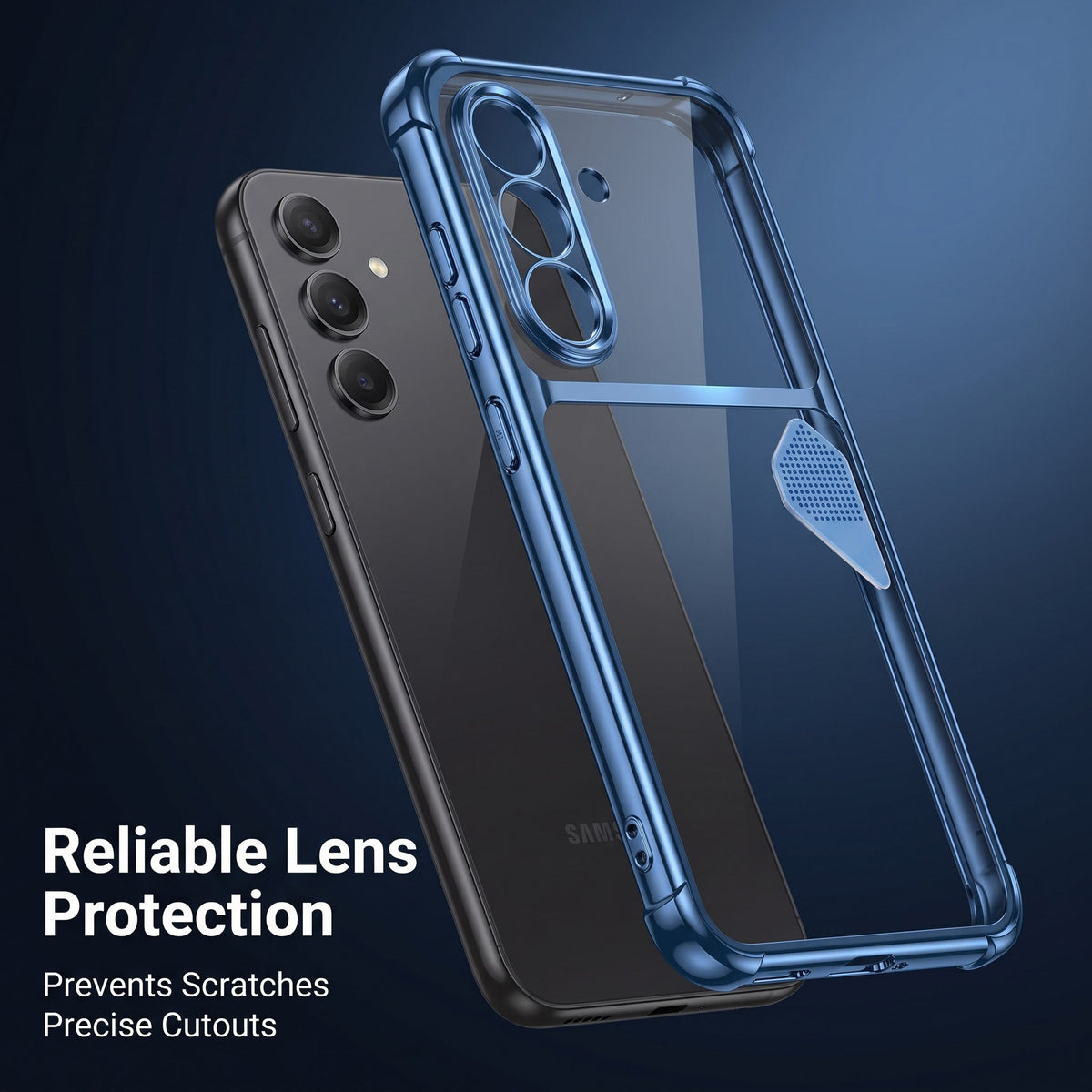 Samsung Galaxy A16 5G Dual-Tone Transparent Shockproof Heat Dissipation Case