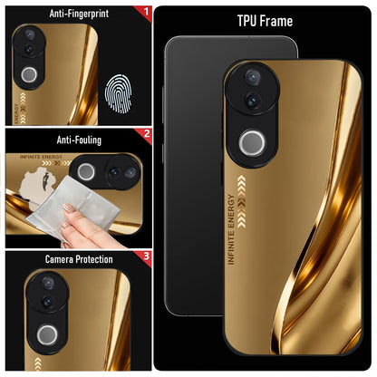 Vivo V50 5G Luxury Infinity Energy Acrylic Glass Back Case
