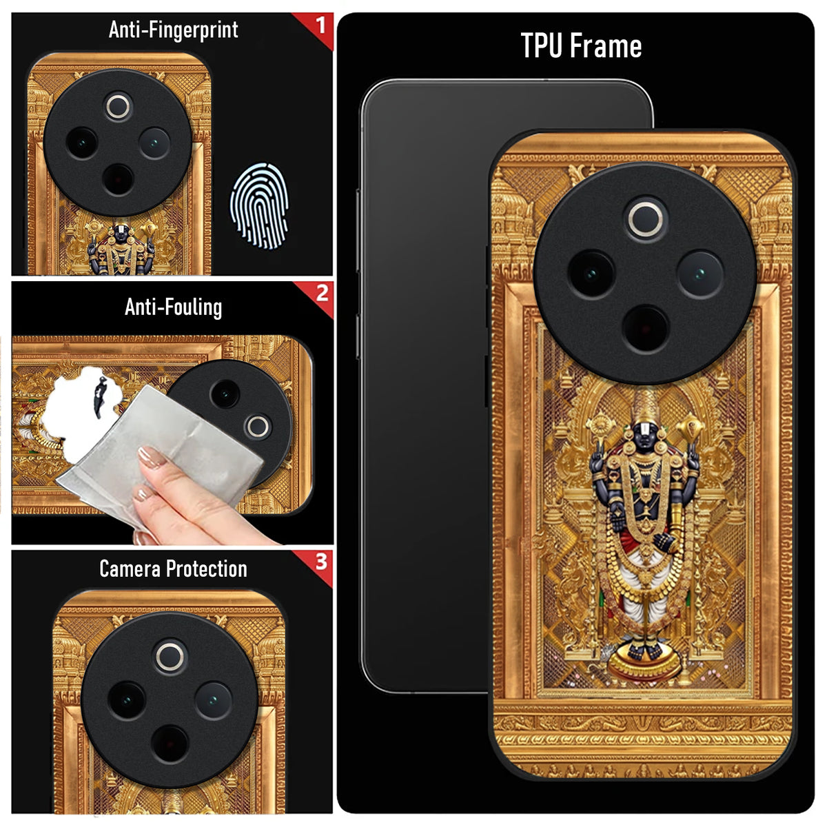 Vivo T4 5G Premium Heritage Acrylic Glass Back Case