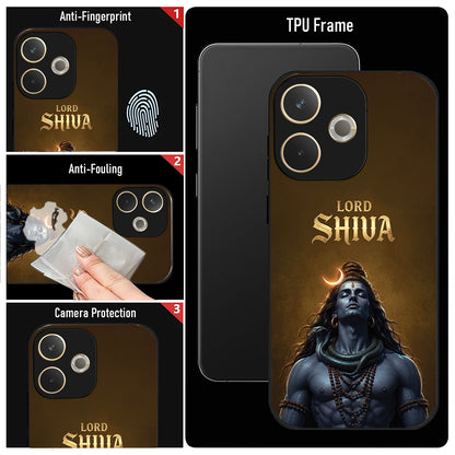 Oppo A5 Pro 5G Lord Shiva Acrylic Glass Back Case