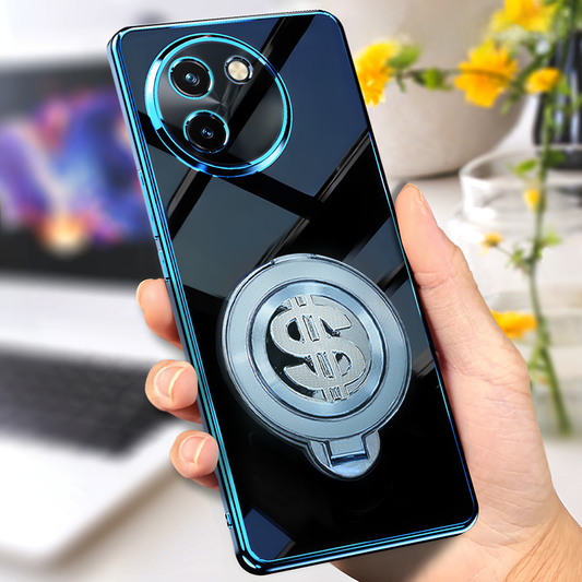 Vivo T3X 5G Electroplating Dollar Case