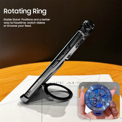 Vivo T4x 5G Reflective Fidget Rotating Airbag Case