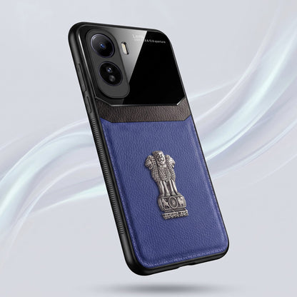 Vivo T5 Pro 5G Satyamev Jayate 3D Metal Leather Back Case
