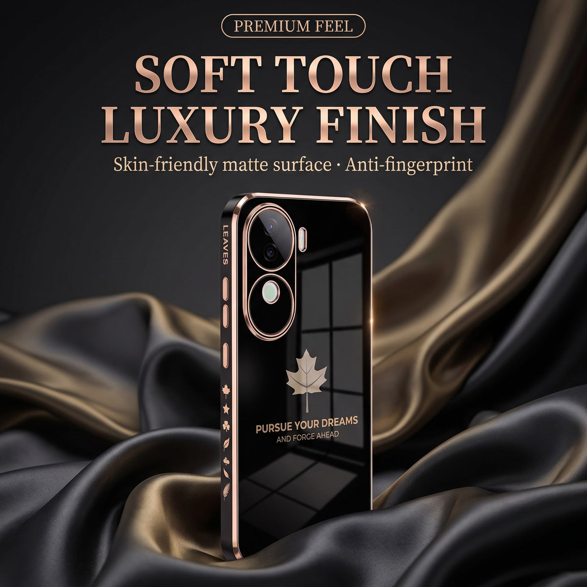 Vivo V40e 5G Luxury Silicone Back Cover