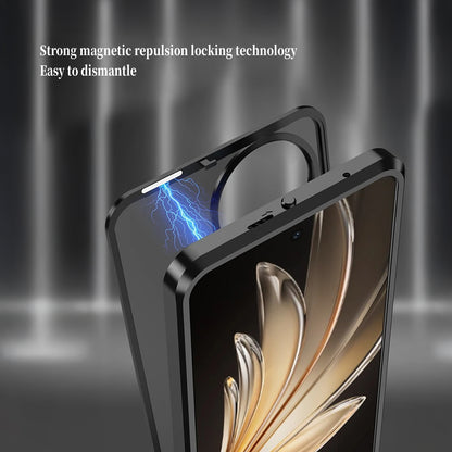 Vivo V50e 5G Aluminium Metal Bumper Shield Transparent Back Case