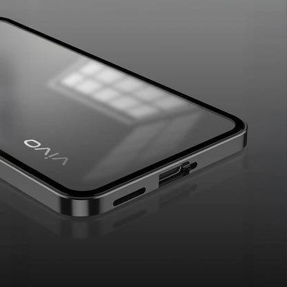 Vivo V50e 5G Aluminium Metal Bumper Shield Transparent Back Case