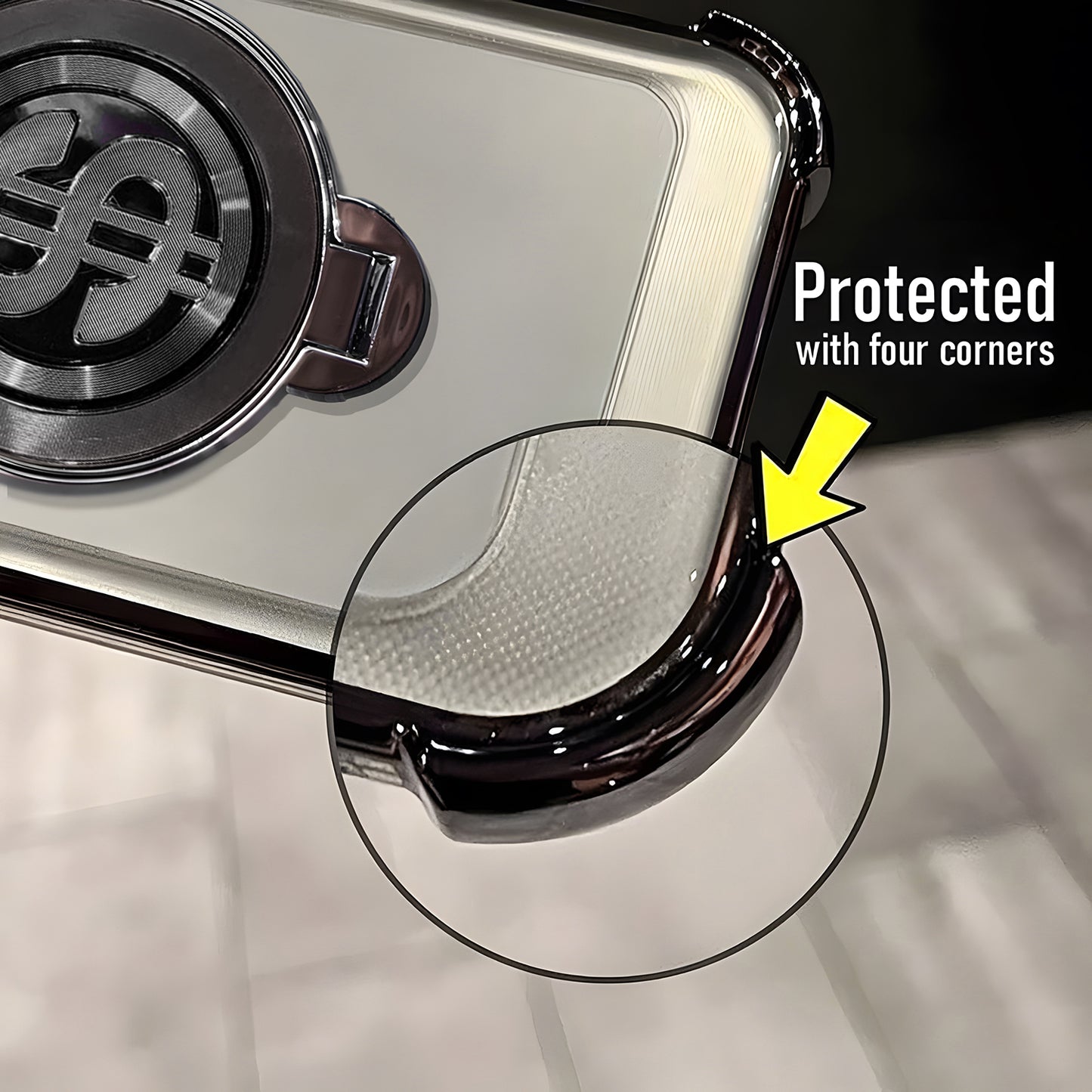Vivo V60 5G Four Corner Airbags 100% Original Astro Money Magnet Rotating Dollar Case