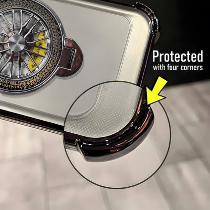 Vivo V60 5G Premium Stress Buster Wheel Rotating Shockproof Airbags Case