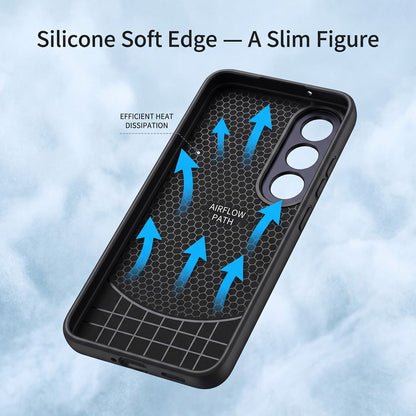 Vivo V70 FE 5G Carbon Fiber Heat Dissipation Leather Hybrid Phone Case