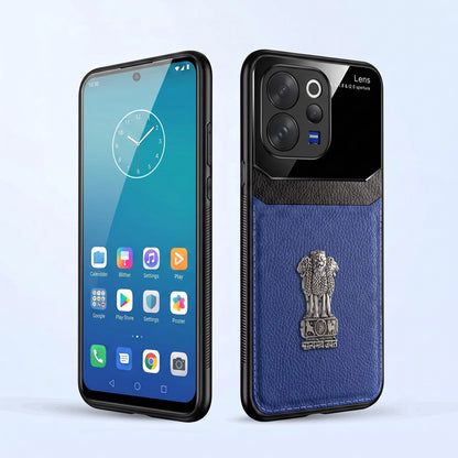Vivo V70 5G Satyamev Jayate 3D Metal Leather Back Case