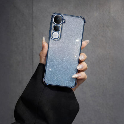 Vivo Y400 Pro 5G Luxury Shimmer Shockproof Airbag Case