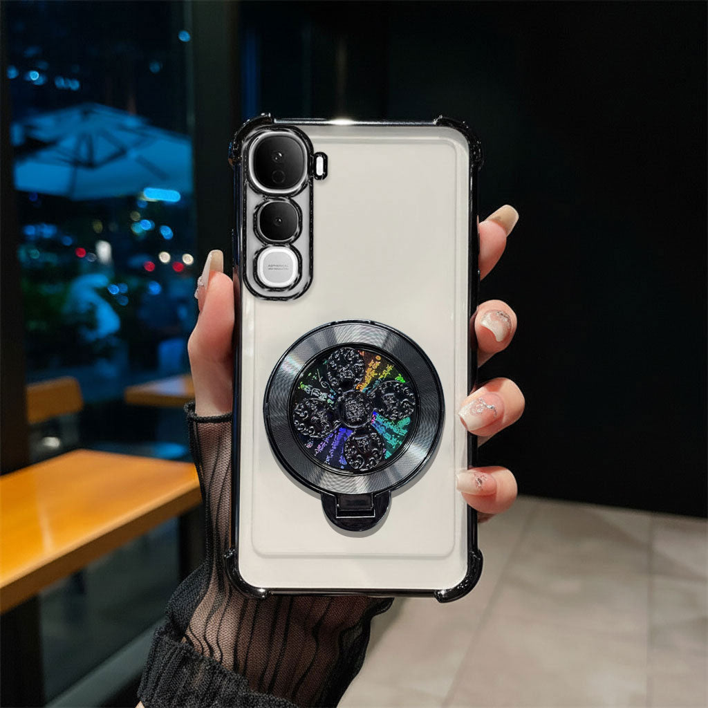 Vivo Y400 Pro 5G Reflective Fidget Rotating Airbag Case