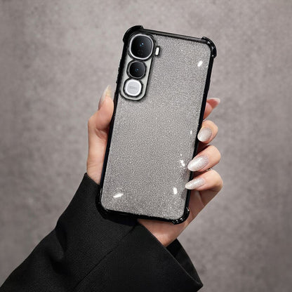 Vivo Y400 Pro 5G Luxury Shimmer Shockproof Airbag Case