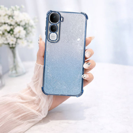 Vivo Y400 Pro 5G Luxury Shimmer Shockproof Airbag Case