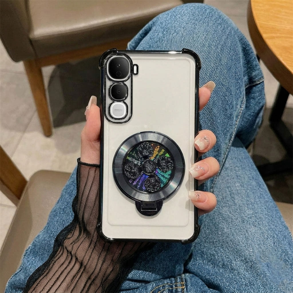 Vivo Y400 Pro 5G Reflective Fidget Rotating Airbag Case
