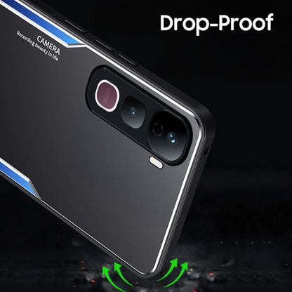 Vivo Y400 Pro 5G Luxury Aluminium Metal Frame Protective Case