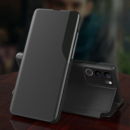 Vivo V29 5G Luxury Half Window Leather Flip Case