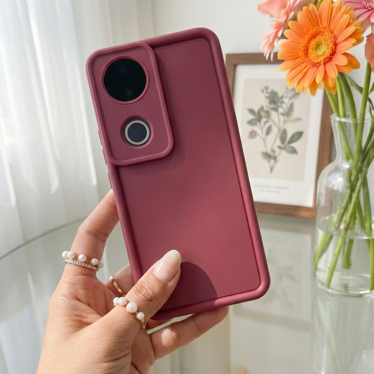 Vivo V50 5G Luxury Silicone Matte Case