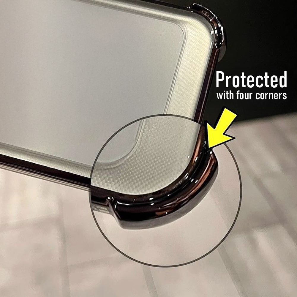 Vivo V60 5G Phone case with corner protection feature highlighted on a neutral background