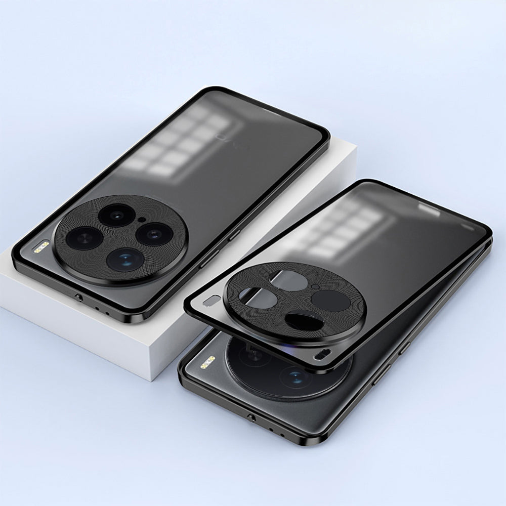 Vivo X200 Pro 5G Aluminium Metal Bumper Shield Transparent Back