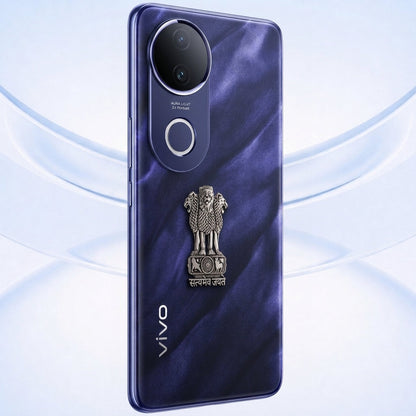 Vivo T4R 5G Compatible Satyamev Jayate 3D Metal Emblem Sticker
