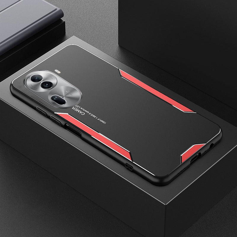 Oppo Reno 11 Pro 5G Luxury Aluminum Metal Frame Protective Back Cover
