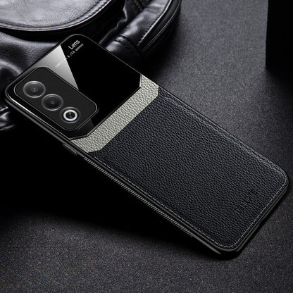 Oppo A3 Pro 5G Premium Leather Lens Protective Case