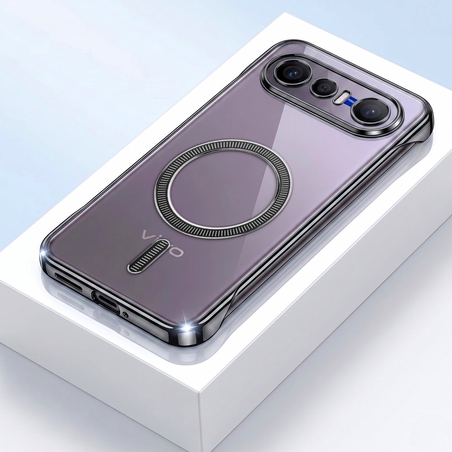 Vivo X300 FE 5G Frameless MagSafe Shockproof Case